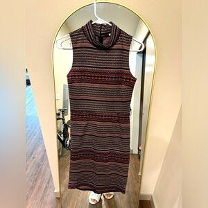 Bodycon mockneck dress